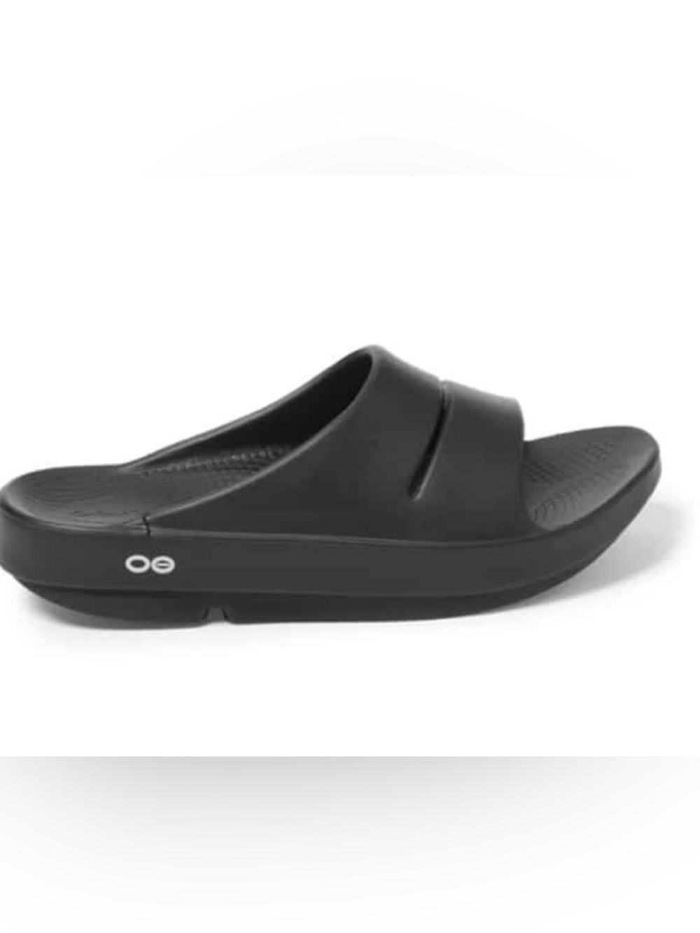 Oofos OOahh Slide Sandals Men’s 11 Women’s 13 Black Comfort Slide On Recovery.